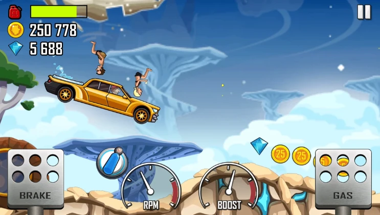 unlimited money in hill climb racing